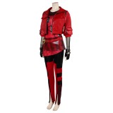 Descendants: The Rise of Red Red Uniform Suit Cosplay Costume Halloween Carnival Outfit
