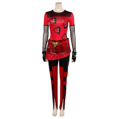 Descendants: The Rise of Red Red Uniform Suit Cosplay Costume Halloween Carnival Outfit