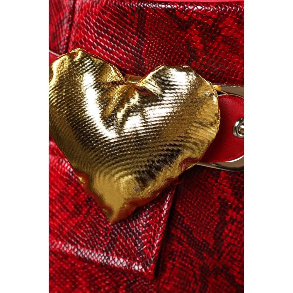 Descendants: The Rise of Red Red Uniform Suit Cosplay Costume Halloween Carnival Outfit