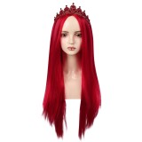 Descendants: The Rise of Red Queen of Hearts Wig Heat Resistant Synthetic Hair Accessories Cosplay Costume Halloween Carnival