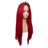 Descendants: The Rise of Red Queen of Hearts Wig Heat Resistant Synthetic Hair Accessories Cosplay Costume Halloween Carnival