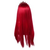 Descendants: The Rise of Red Queen of Hearts Wig Heat Resistant Synthetic Hair Accessories Cosplay Costume Halloween Carnival