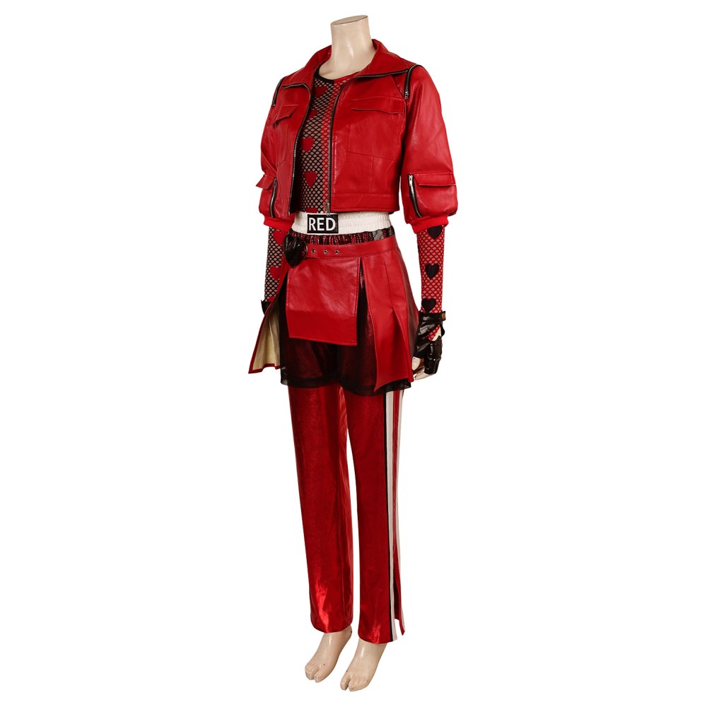 Descendants: The Rise of Red Princess Red Suit Cosplay Costume Halloween Carnival Outfit
