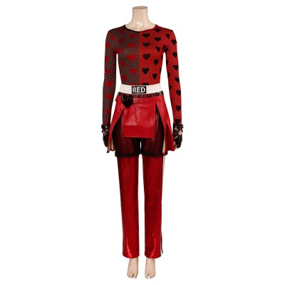 Descendants: The Rise of Red Princess Red Suit Cosplay Costume Halloween Carnival Outfit
