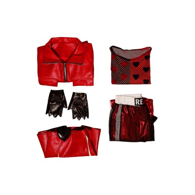 Descendants: The Rise of Red Princess Red Suit Cosplay Costume Halloween Carnival Outfit