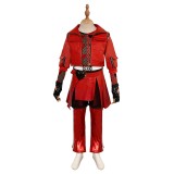Descendants: The Rise of Red Princess Red Kids Suit Cosplay Costume Halloween Carnival Outfit