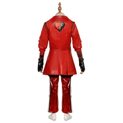 Descendants: The Rise of Red Princess Red Kids Suit Cosplay Costume Halloween Carnival Outfit