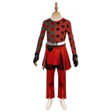 Descendants: The Rise of Red Princess Red Kids Suit Cosplay Costume Halloween Carnival Outfit