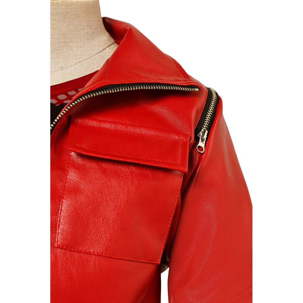 Descendants: The Rise of Red Princess Red Kids Suit Cosplay Costume Halloween Carnival Outfit