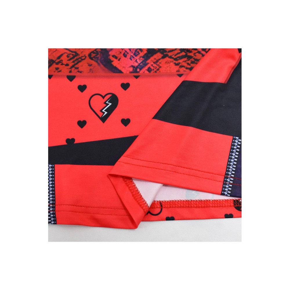 Descendants: The Rise of Red Princess Red Kids Girls Dress Suit Cosplay Costume Halloween Carnival Outfit
