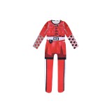 Descendants: The Rise of Red Princess Red Kids Children Jumpsuit Suit Cosplay Costume Halloween Carnival Outfit