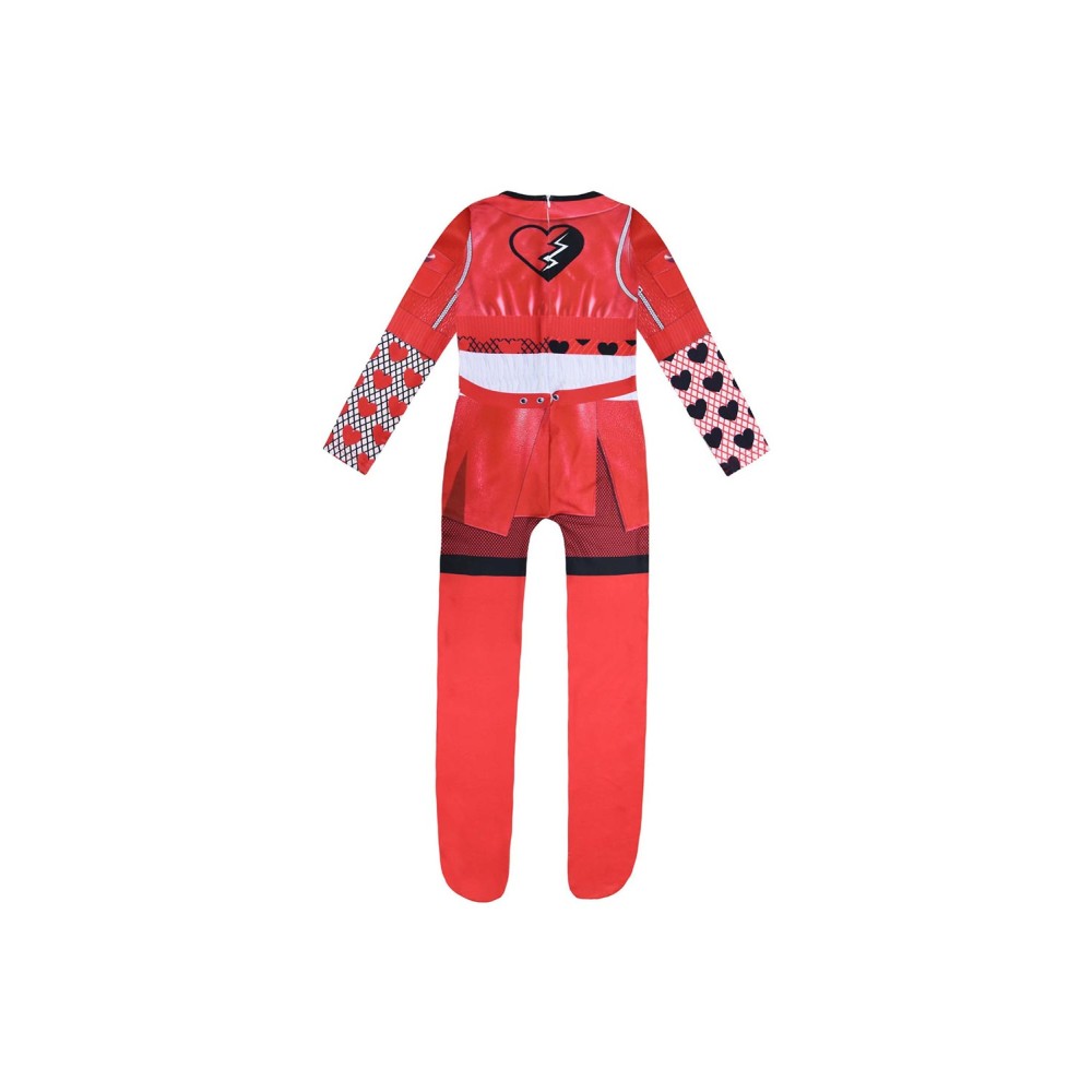 Descendants: The Rise of Red Princess Red Kids Children Jumpsuit Suit Cosplay Costume Halloween Carnival Outfit