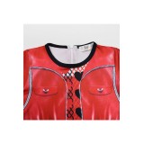 Descendants: The Rise of Red Princess Red Kids Children Jumpsuit Suit Cosplay Costume Halloween Carnival Outfit