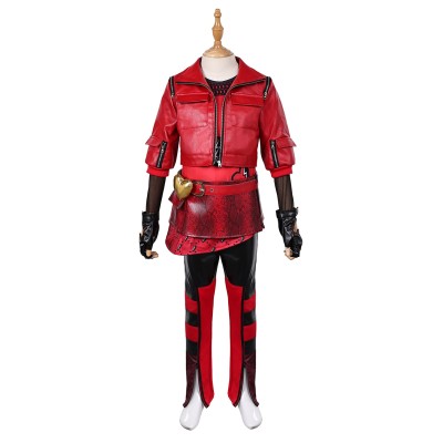 Descendants: The Rise of Red Princess Red Girls Suit Cosplay Costume Halloween Carnival Outfit