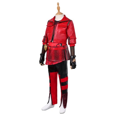 Descendants: The Rise of Red Princess Red Girls Suit Cosplay Costume Halloween Carnival Outfit