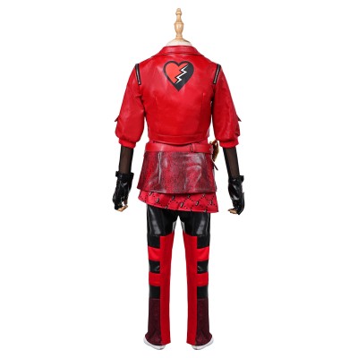 Descendants: The Rise of Red Princess Red Girls Suit Cosplay Costume Halloween Carnival Outfit