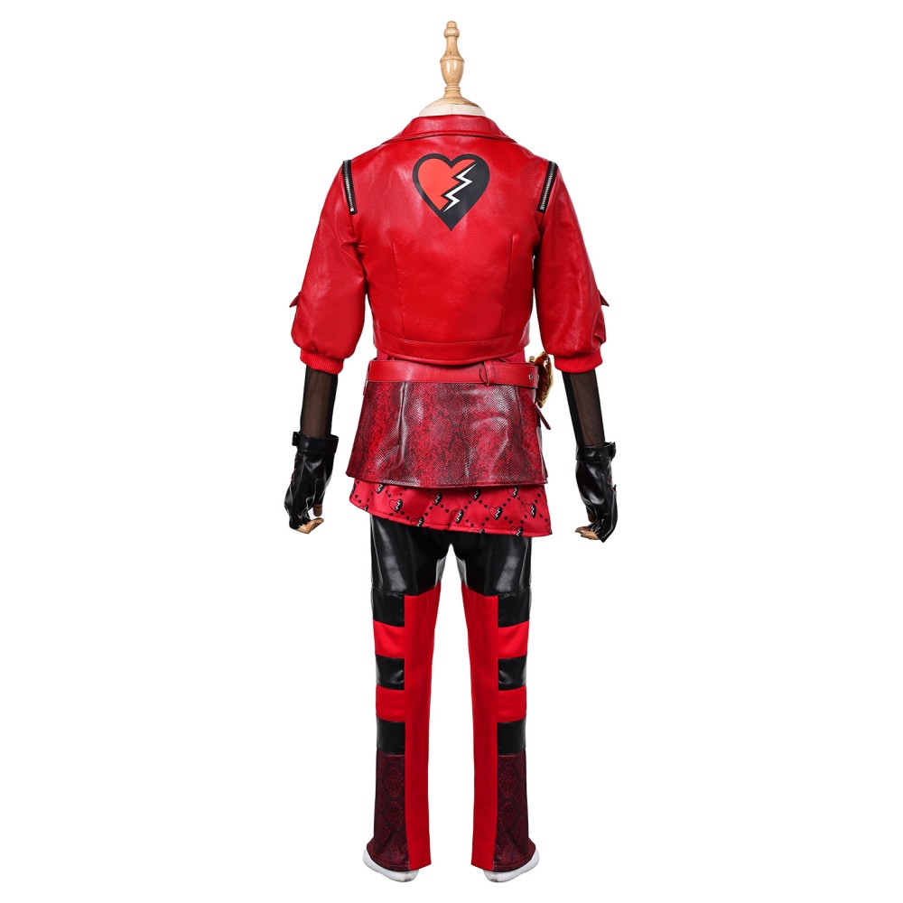 Descendants: The Rise of Red Princess Red Girls Suit Cosplay Costume Halloween Carnival Outfit