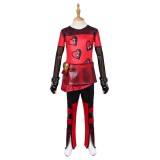 Descendants: The Rise of Red Princess Red Girls Suit Cosplay Costume Halloween Carnival Outfit