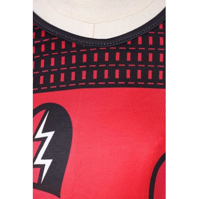 Descendants: The Rise of Red Princess Red Girls Suit Cosplay Costume Halloween Carnival Outfit