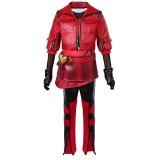 Descendants: The Rise of Red Princess Red Girls Suit Cosplay Costume Halloween Carnival Outfit