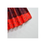 Descendants: The Rise of Red Kids Girls Red Set Suit Cosplay Costume Halloween Carnival Outfit
