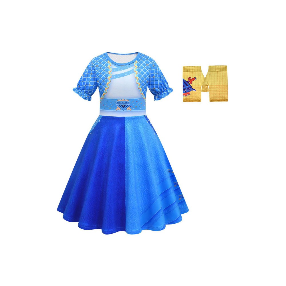 Descendants: The Rise of Red Kids Girls Chloe Set Suit Cosplay Costume Halloween Carnival Outfit