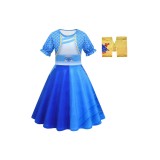 Descendants: The Rise of Red Kids Girls Chloe Set Suit Cosplay Costume Halloween Carnival Outfit