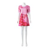 Descendants: The Rise of Red Bridget Pink Dress Suit Cosplay Costume Halloween Carnival Outfit