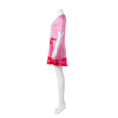 Descendants: The Rise of Red Bridget Pink Dress Suit Cosplay Costume Halloween Carnival Outfit