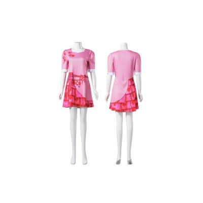 Descendants: The Rise of Red Bridget Pink Dress Suit Cosplay Costume Halloween Carnival Outfit