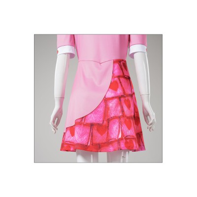 Descendants: The Rise of Red Bridget Pink Dress Suit Cosplay Costume Halloween Carnival Outfit