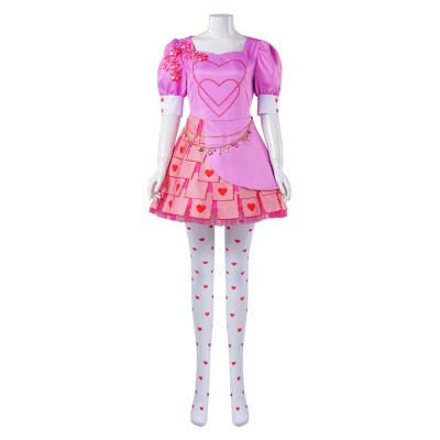 Descendants: The Rise of Red 2024 Bridget Dress Full Set Suit Cosplay Costume Halloween Carnival Outfit