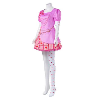 Descendants: The Rise of Red 2024 Bridget Dress Full Set Suit Cosplay Costume Halloween Carnival Outfit