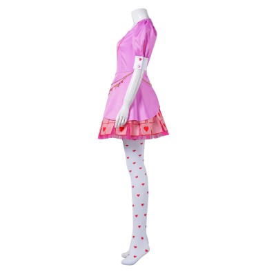 Descendants: The Rise of Red 2024 Bridget Dress Full Set Suit Cosplay Costume Halloween Carnival Outfit