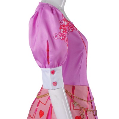Descendants: The Rise of Red 2024 Bridget Dress Full Set Suit Cosplay Costume Halloween Carnival Outfit