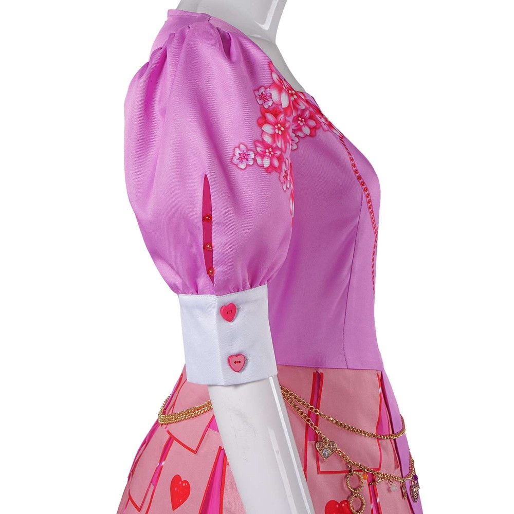 Descendants: The Rise of Red 2024 Bridget Dress Full Set Suit Cosplay Costume Halloween Carnival Outfit