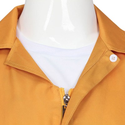 Delta Force Warden Weyron Orange Jumpsuit Cosplay Costume Halloween Carnival Outfit