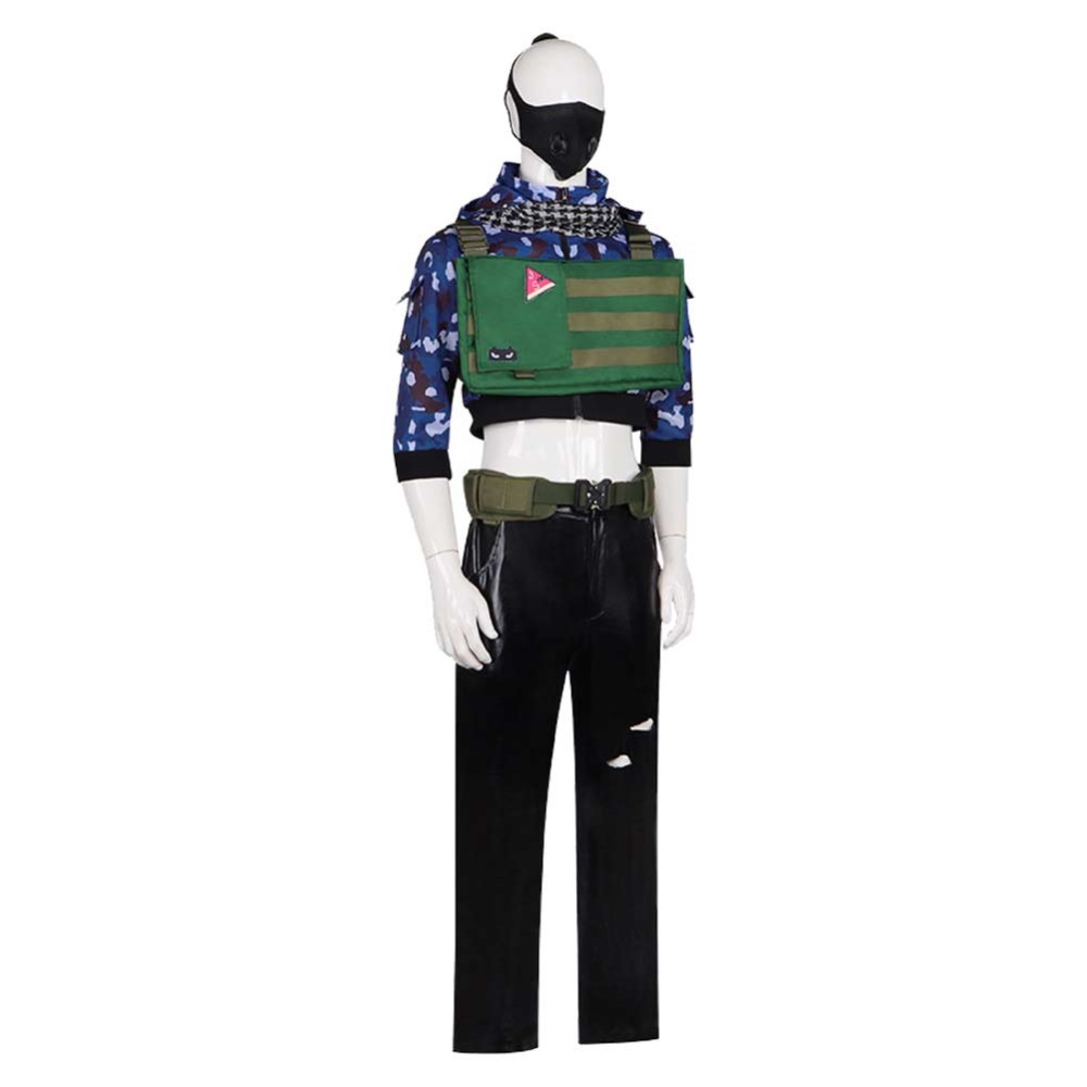 Delta Force Hackclaw Women Green Cosplay Costume Halloween Carnival Outfit