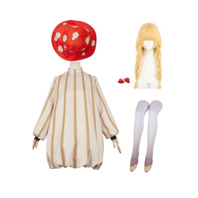 Delicious in Dungeon Season 2 Marcille Donato Mushroom Suit Cosplay Costume Halloween Carnival Outfit