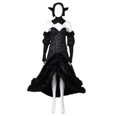 Delicious in Dungeon Marcille Donato Master of the Dungeon Black Dress Suit Cosplay Costume Halloween Carnival Outfit
