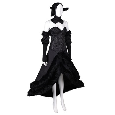 Delicious in Dungeon Marcille Donato Master of the Dungeon Black Dress Suit Cosplay Costume Halloween Carnival Outfit