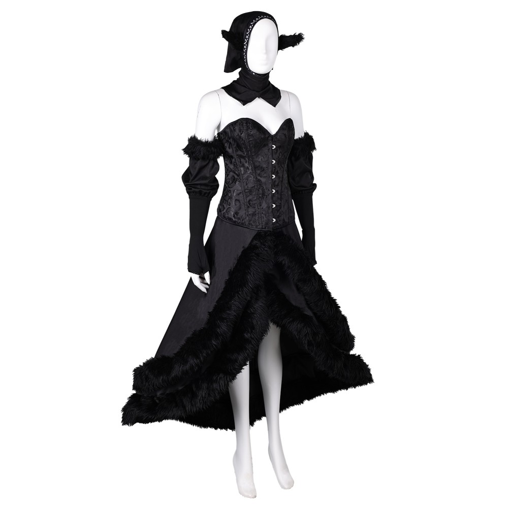 Delicious in Dungeon Marcille Donato Master of the Dungeon Black Dress Suit Cosplay Costume Halloween Carnival Outfit