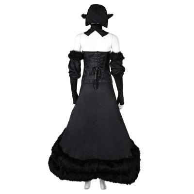 Delicious in Dungeon Marcille Donato Master of the Dungeon Black Dress Suit Cosplay Costume Halloween Carnival Outfit