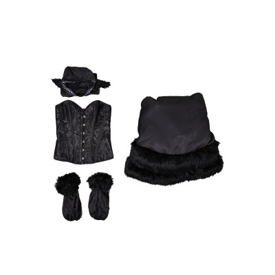 Delicious in Dungeon Marcille Donato Master of the Dungeon Black Dress Suit Cosplay Costume Halloween Carnival Outfit