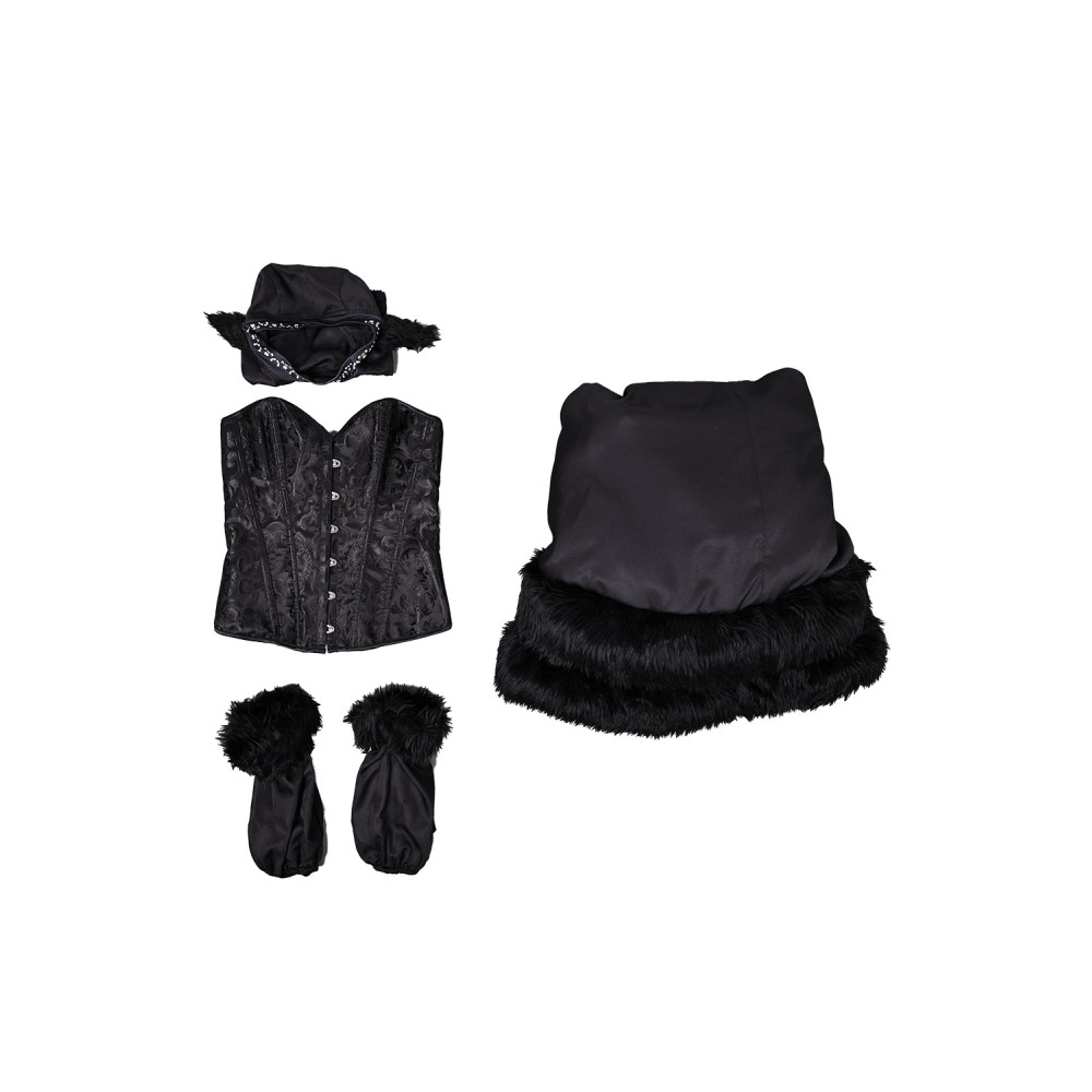 Delicious in Dungeon Marcille Donato Master of the Dungeon Black Dress Suit Cosplay Costume Halloween Carnival Outfit