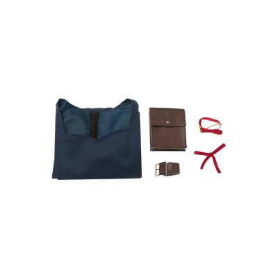 Delicious in Dungeon Marcille Donato Dark Blue Dress Set Suit Cosplay Costume Halloween Carnival Outfit