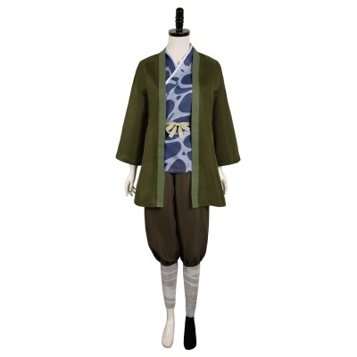 Delicious in Dungeon Izutsumi Women Green Suit Cosplay Costume Halloween Carnival Outfit