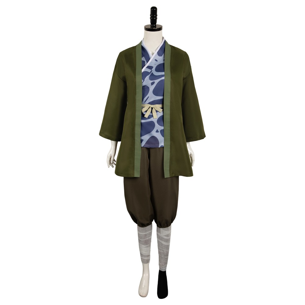 Delicious in Dungeon Izutsumi Women Green Suit Cosplay Costume Halloween Carnival Outfit