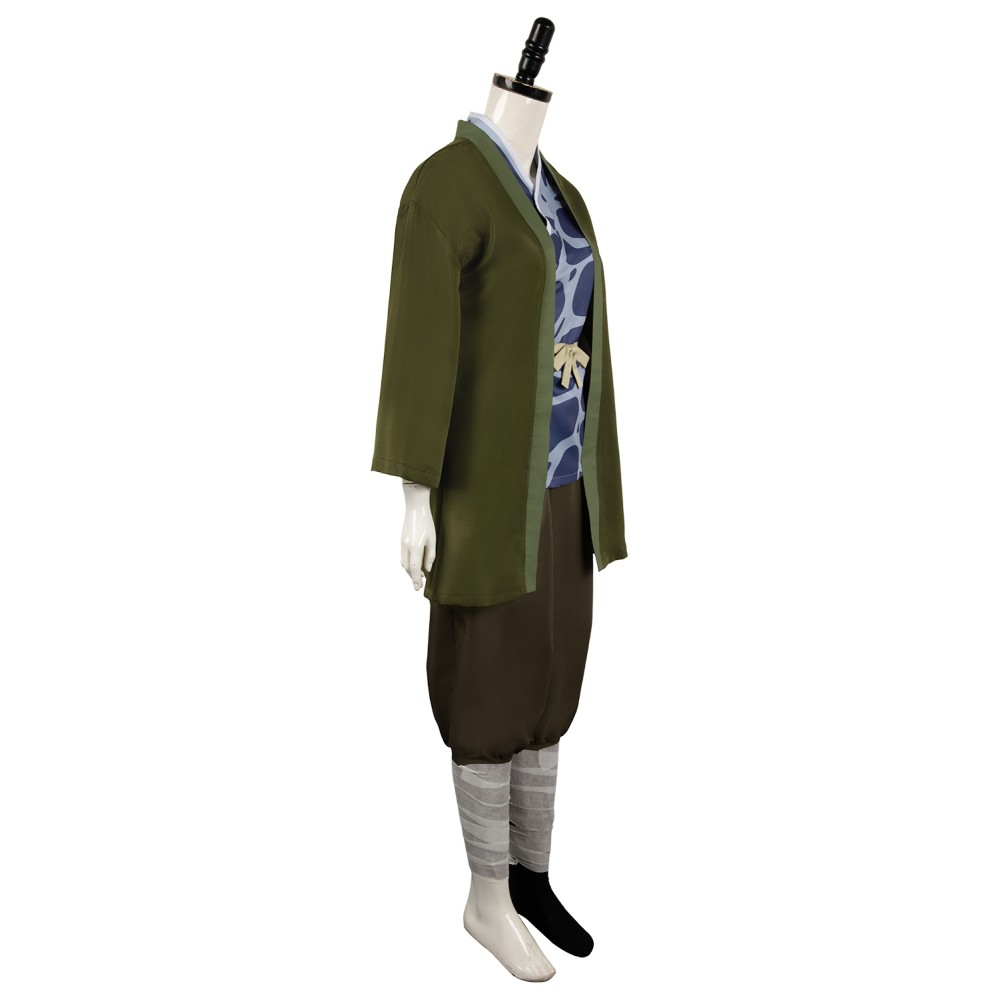 Delicious in Dungeon Izutsumi Women Green Suit Cosplay Costume Halloween Carnival Outfit