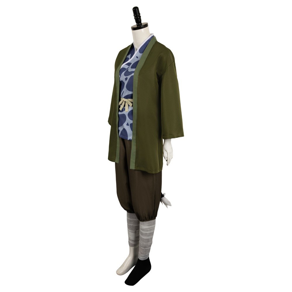 Delicious in Dungeon Izutsumi Women Green Suit Cosplay Costume Halloween Carnival Outfit